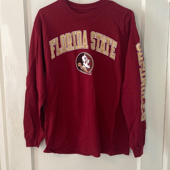 Florida State Seminoles Fanatics Branded Distressed Arch Over Logo Long Sleeve - Picture 2 of 9